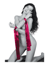 Sex & Mischief Enchanted Sash Restraints - Burgundy
