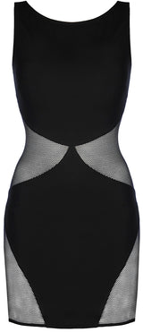 Axami 9279 Sexy Microfiber Black Sheer Dress MADE IN EUROPE