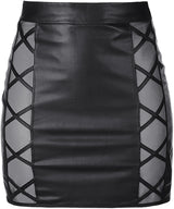 Axami 9329 Sexy Soft Latex Skirt Black MADE IN EUROPE