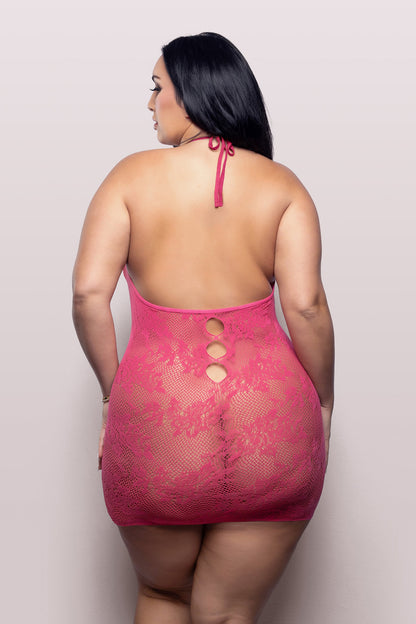 Fantasy Vixen Call Me Baby Criss-cross Halter Dress