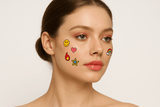 Neva Nude Weird and Wacky Hydrocolloid Acne Pimple Stickers SpotStix - Multicolor
