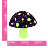 Neva Nude Purple Glitter Blacklight Shroom Pasties - Multicolor