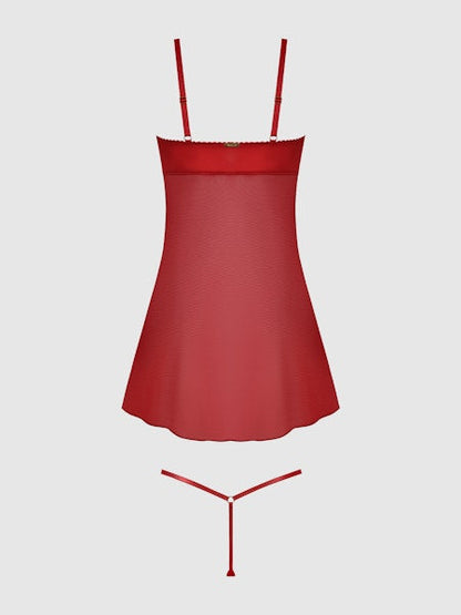House of Desire Angelina Babydoll Kiss Embroidery