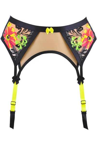 Luminesce Sheer Garter Belt