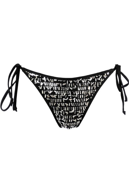 Axami 12133 Luxury Shimmer Sequins Cheeky Bikini Bottom