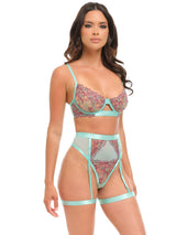 Oh la la Cheri Adaline Bra Set Floral Embroidery