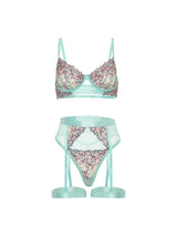 Oh la la Cheri Adaline Bra Set Floral Embroidery
