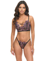 Adela Floral Bustier Set