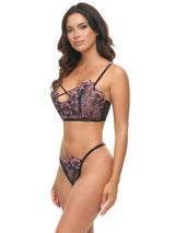 Adela Floral Bustier Set