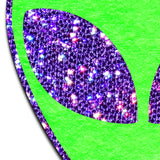 Pastease Glitter Alien - Purple/Green