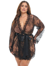 Oh la la Cheri Amore Robe Feminine Lace Black