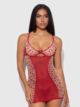 Angelina Chemise Slip Kiss Embroidery