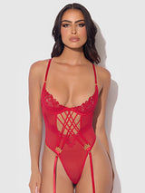 Ashley Alexiss Lace Teddy