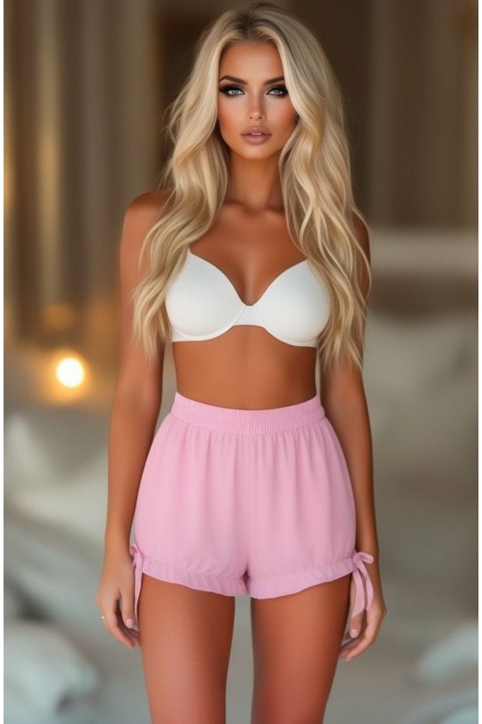 Daisy Corsets Baby Pink Crepe Bloomers