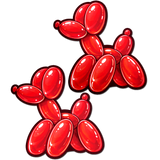 Pastease Balloon Animal - Red