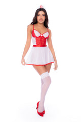 Bedside Manner Lace Babydoll Nurse Costume Set - Mapale