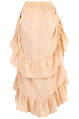 Daisy Corsets Crepe Adjustable High Low Skirt