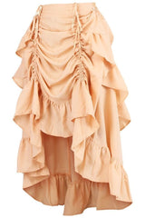 Daisy Corsets Crepe Adjustable High Low Skirt