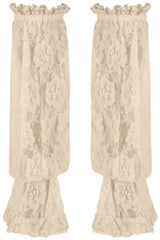 Daisy Corsets Sheer Lace Smocked Sleeves