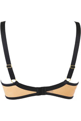 Duchessa Sheer Unlined Bra Black/Nude