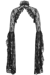 Black Lace Shrug Bolero Jacket - Daisy Corsets