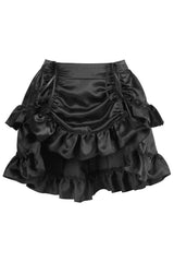Daisy Corsets Satin Ruched Bustle Skirt