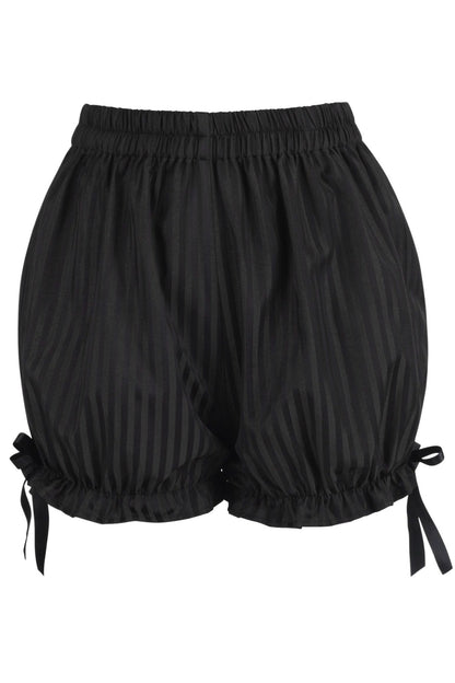 Black Stripe Brocade Bloomers - Daisy Corsets