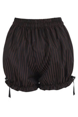 Daisy Corsets Black/Brown Stripe Brocade Bloomers