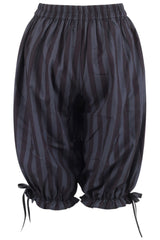 Daisy Corsets Striped Crepe Long Bloomers