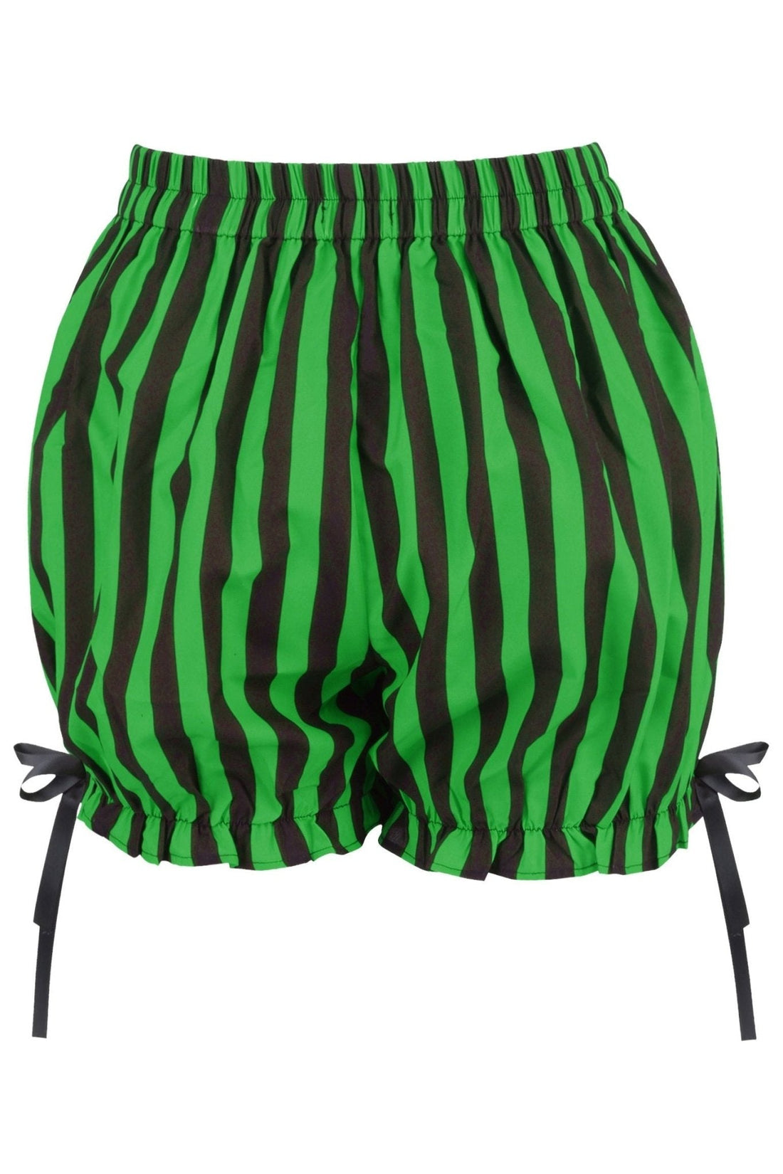 Daisy Corsets Black/Green Striped Bloomers