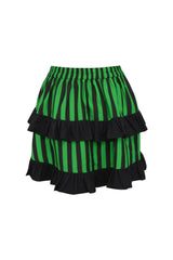 Daisy Corsets Striped Ruched Bustle Skirt