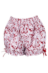 Blood Splatter Crepe Bloomers - Daisy Corsets