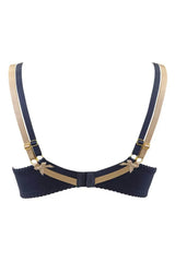 Axami Blue Lagoon Sheer Unlined Balconette Bra