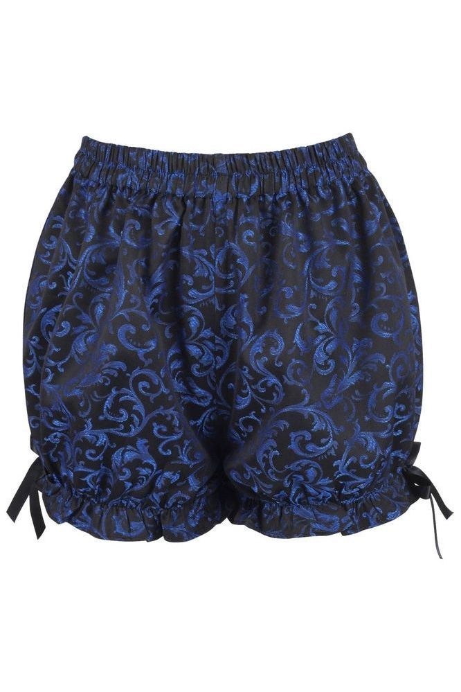 Daisy Corsets Blue/Black Brocade Bloomers
