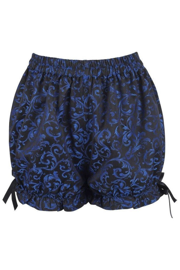 Daisy Corsets Blue/Black Brocade Bloomers
