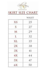 Daisy Corsets Holo Skater Skirt