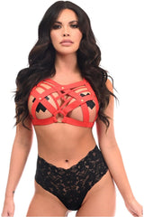 Daisy Corsets BOXED Stretchy Body Harness w/Gold Hardware