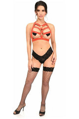 Daisy Corsets BOXED Stretchy Body Harness w/Gold Hardware