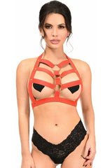 Daisy Corsets BOXED Stretchy Body Harness w/Gold Hardware