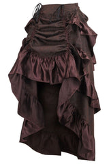 Daisy Corsets Brocade Adjustable High Low Bustle Skirt