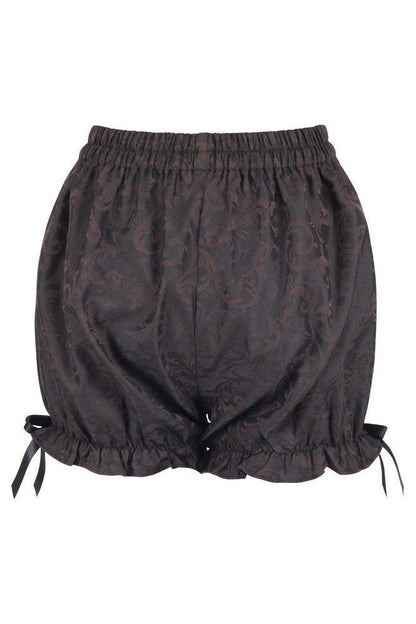 Brown Brocade Bloomers - Daisy Corsets