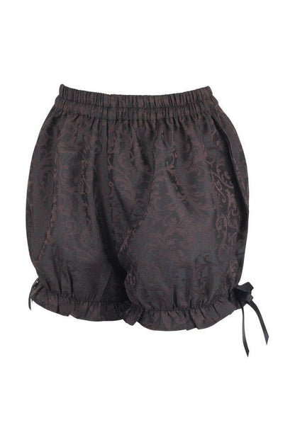 Brown Brocade Bloomers - Daisy Corsets