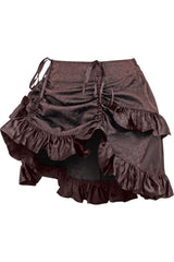 Daisy Corsets Brocade Ruched Bustle Skirt