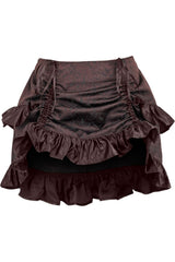 Daisy Corsets Brocade Ruched Bustle Skirt