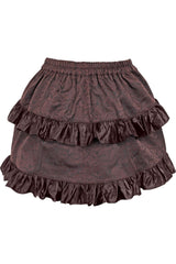 Daisy Corsets Brocade Ruched Bustle Skirt