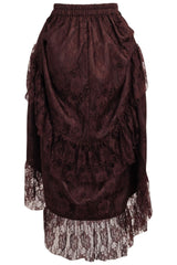 Daisy Corsets Lace Adjustable High Low Bustle Skirt