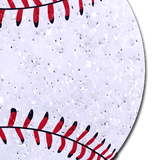 Pastease Premium Baseball Sparkly - White