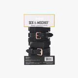 Sex & Mischief Brat Handcuffs Rose Gold/Black