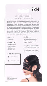 Sex & Mischief Veiled Vision Lace Blindfold