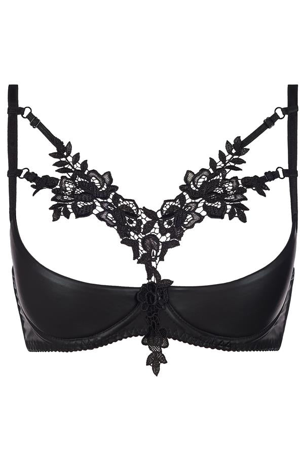 Axami 12040 Floral Open Cups Shelf Bra